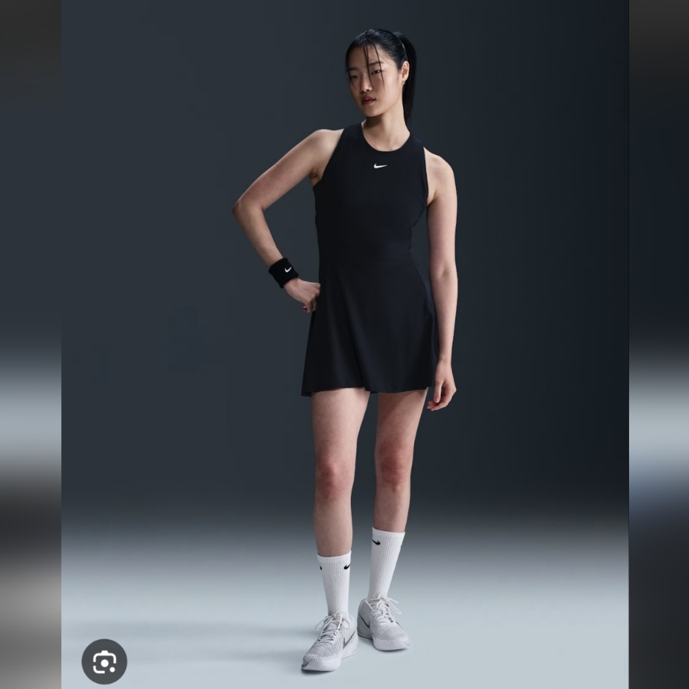 434-Nwt Nike Charcoal/Black‎ Sports Dress/Shorts